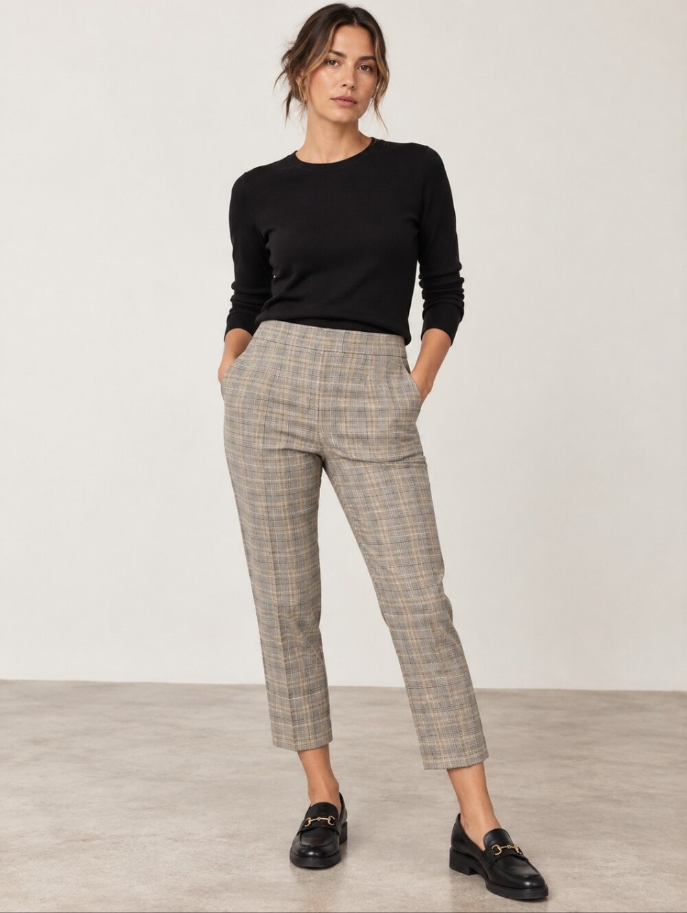 ❤️ ARITZIA BABATON PLAID CONAN CROP PANTS , 2 (26)